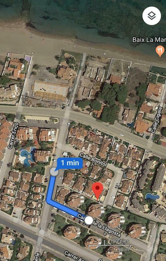 Estudio Con Piscina, Playa Y Wifi Denia Exteriör bild